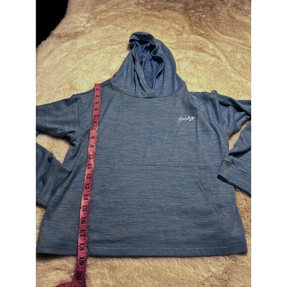 Hurley cropped pullover hoodie teenage girl shirt size large 12-13 years - Picture 4 of 6